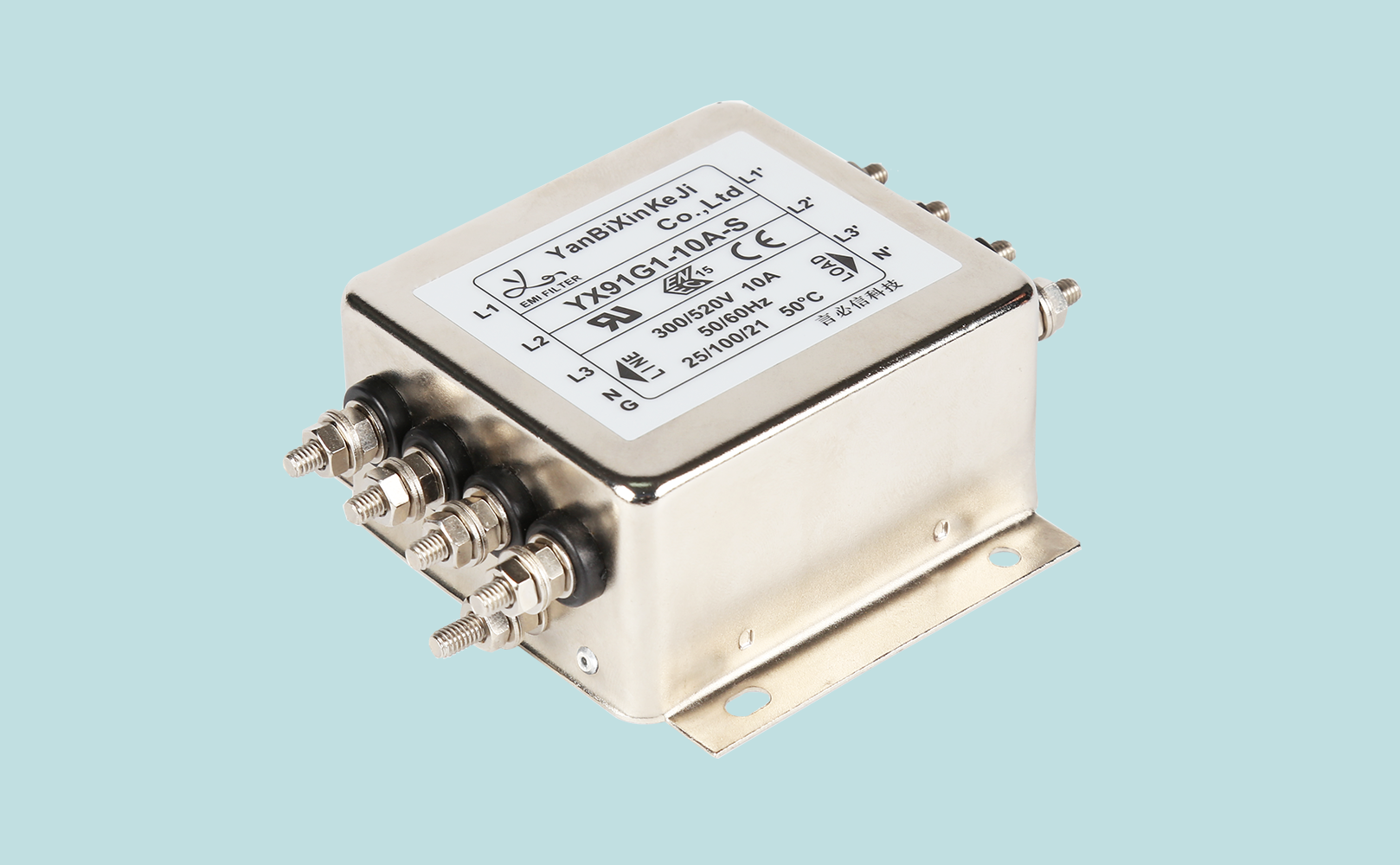 YX-91三相四線(xiàn)電源濾波器 