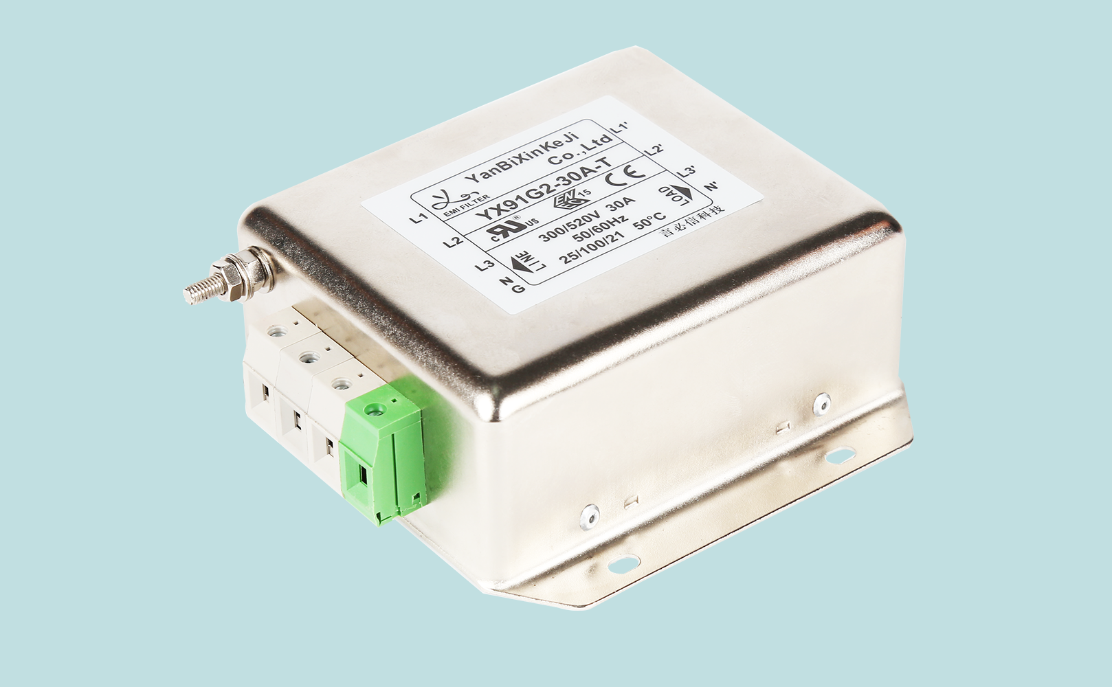 YX-91三相四線(xiàn)電源濾波器 